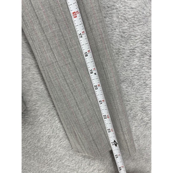 The Limited Women’s Suit Jacket Sz 2 Gray Plaid Pink 3 Button Long Sleeve Blazer - Picture 6 of 10